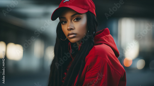 hip hop style black woman