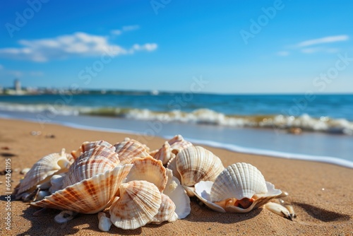 Sea shells by the sea High quality photo