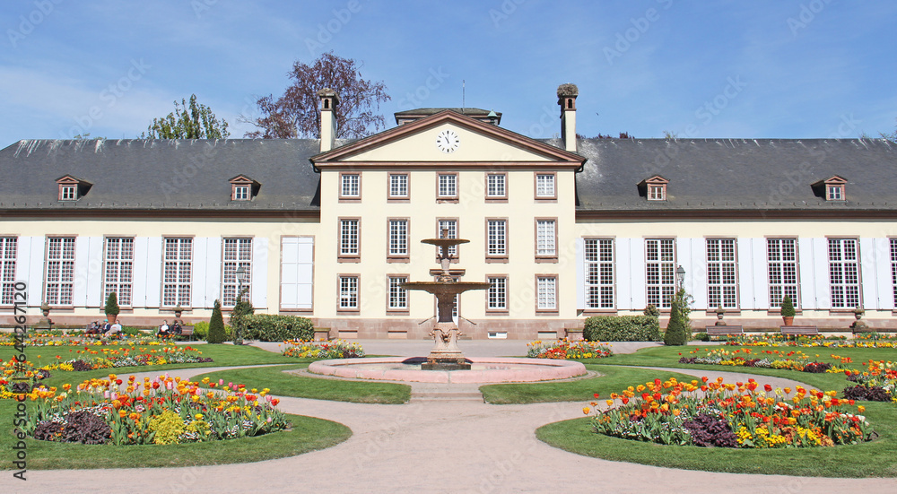 The Josephine pavilion in the Park de l'Orangerie, Strasbourg Alsace France