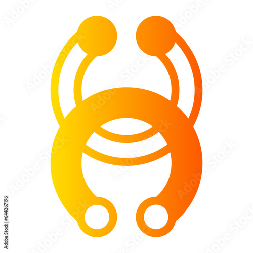 piercing gradient icon