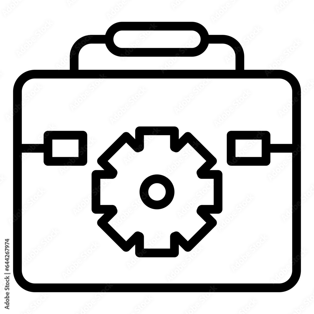 Tool Box icon, line icon style Tool Box icon, line icon style