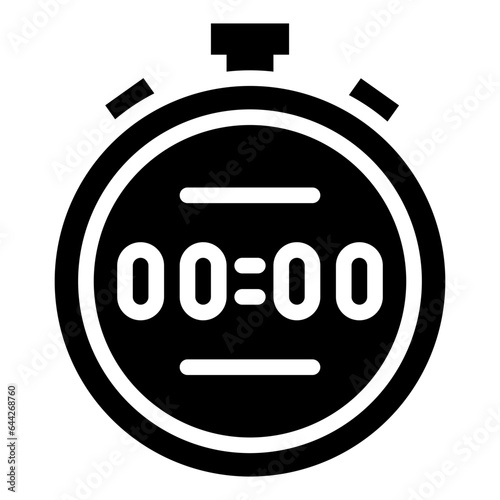  Stopwatch, Ball, Basketball, Hoop, Sport, Time, Timer Icon, Glyph style icon vector illustration, Suitable for website, mobile app, print, presentation, infographic and any other project.
