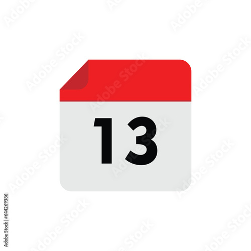 03 calender icon with white background