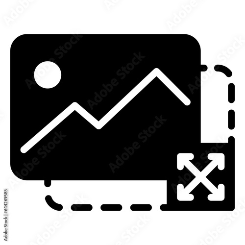 move image icon, glyph icon style