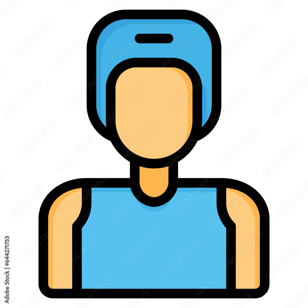 Boxing, Player, Avatar, Boxer, Fight, Gloves, Sports Icon, Filled Line style icon vector illustration, Suitable for website, mobile app, print, presentation, infographic and any other project. Boxing, Player, Avatar, Boxer, Fight, Gloves, Sports Icon, Filled Line style icon vector illustration, Suitable for website, mobile app, print, presentation, infographic and any other project.