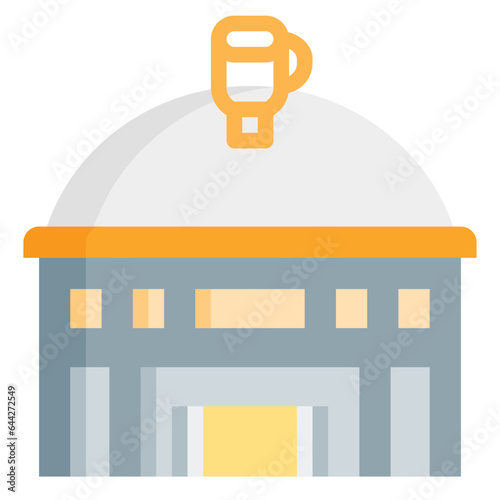  arena, Boxer, Stadium, Fighting, Sport, Boxing, building, club Icon, Flat style icon vector illustration, Suitable for website, mobile app, print, presentation, infographic and any other project.