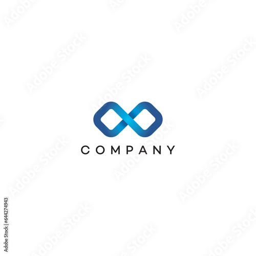 infinity technology Logo design, brand identity, business logo, editable vector
