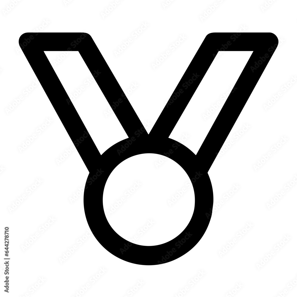 Winner success icon symbol vector image. Illustration of reward champion win championship bedge design image