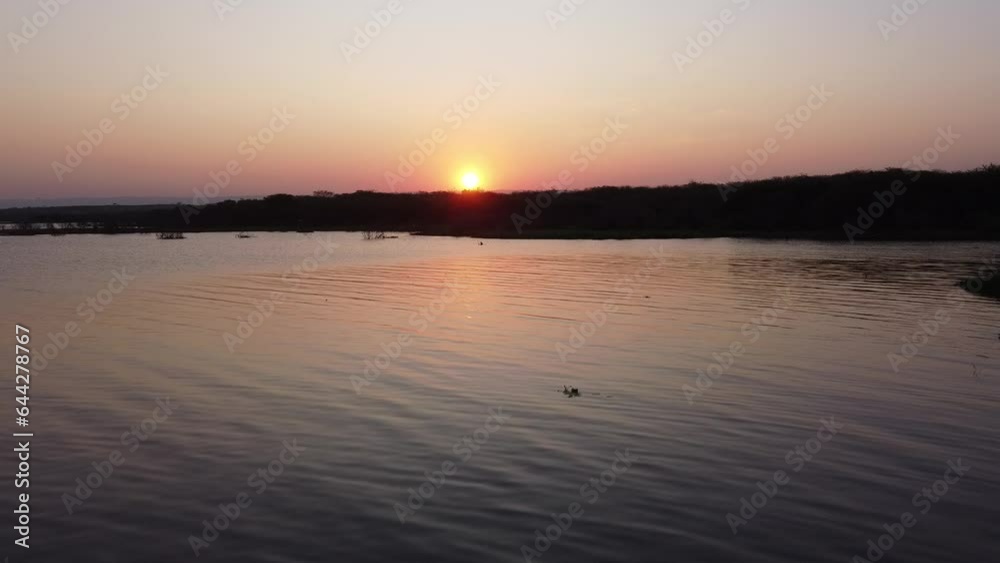 sunset on the river sunset on the river