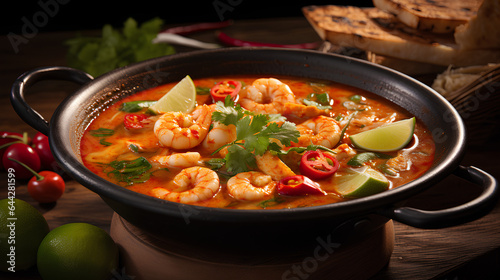 tom yam with shrimp