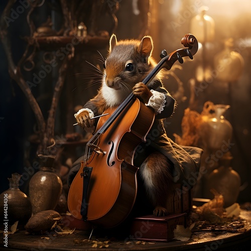 Serenade in Fur: A Squirrel's Cello Symphony