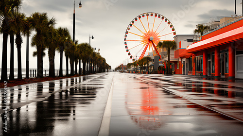 Coastal Beach Town - Ferris Wheel © Jeff