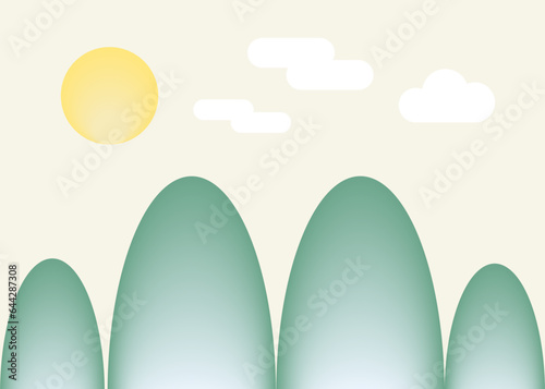 한국 전통 배경지