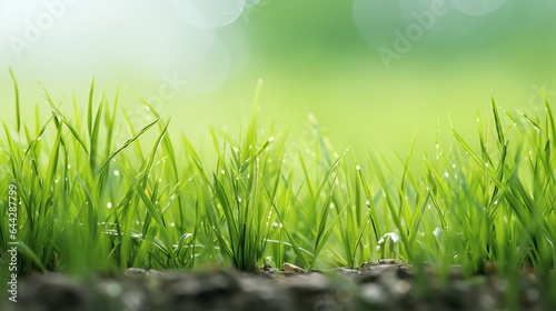 Close up of grass with blurred background