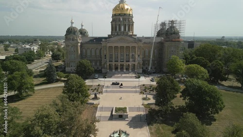 Iowa Capitol drone 