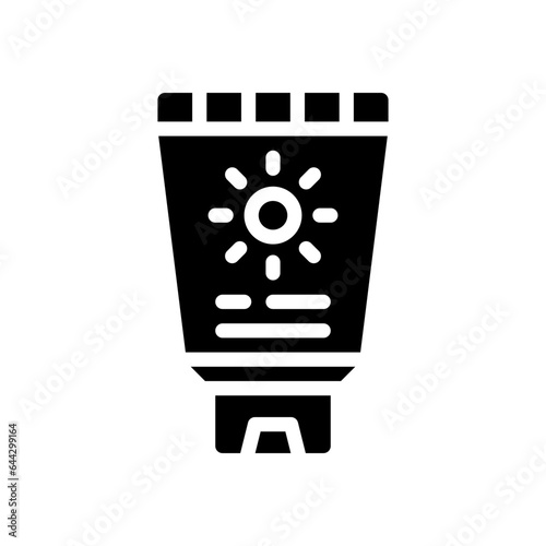 sunblock glyph icon