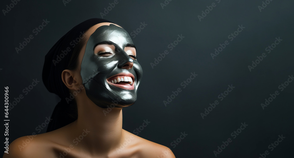 photo of a beautiful girl with mask skin care model photo of a beautiful girl with mask skin care model