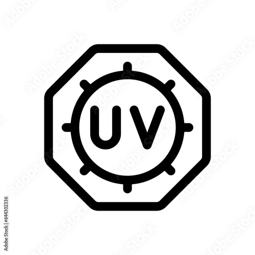 uv line icon
