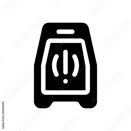 construction glyph icon