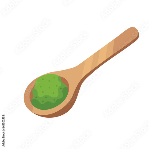 Matcha Tea spoon icon