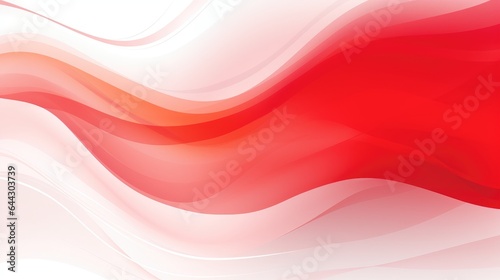 Red and white abstract background Generative AI