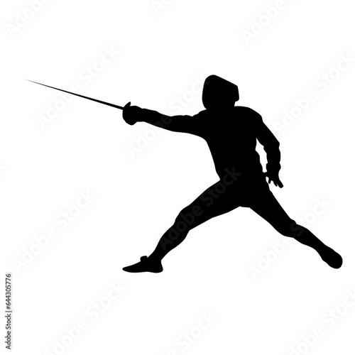 fencing silhouette