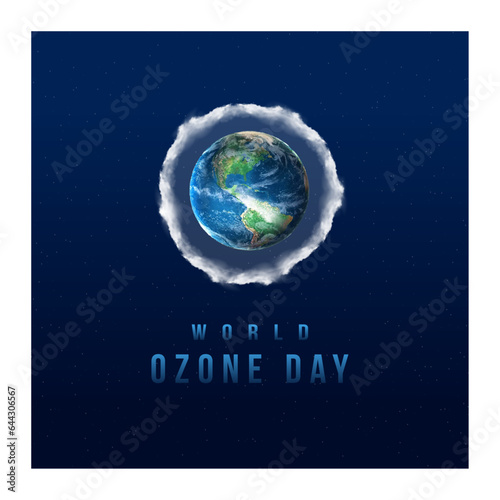 World Ozone Day Social Media Design Template Vector 