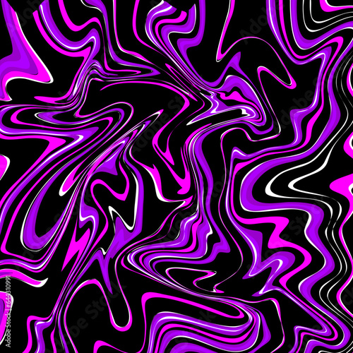 Free vector hand painted watercolor liquid marble covers with black and purple color