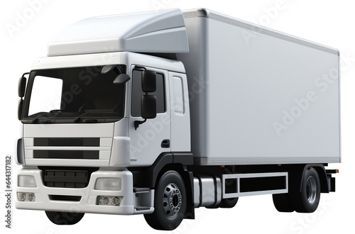 Covered van png cargo van truck transporting cargo transparent background