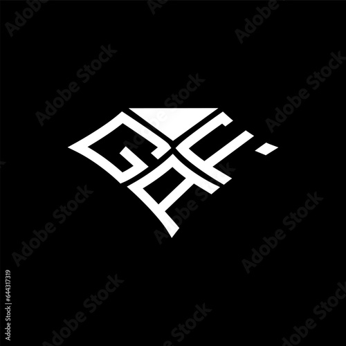 gaf letter logo abstract creative design. gaf unique design, gaf minimalist element design