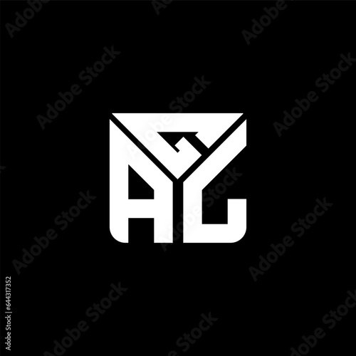 gal letter logo abstract creative design. gal unique design, gal minimalist element design
