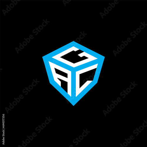 gal letter logo abstract creative design. gal unique design, gal minimalist element design
