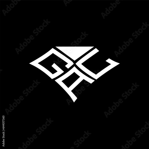gal letter logo abstract creative design. gal unique design, gal minimalist element design
