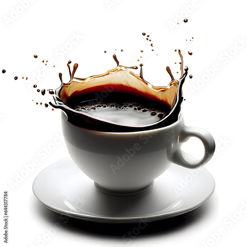 Celebrate international coffee day with liquid coffee splash