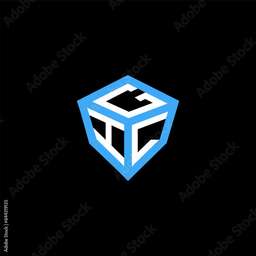 GIL letter logo vector design with modern shape and luxury icon design.