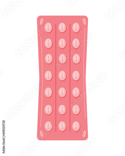 birth control pills health icon