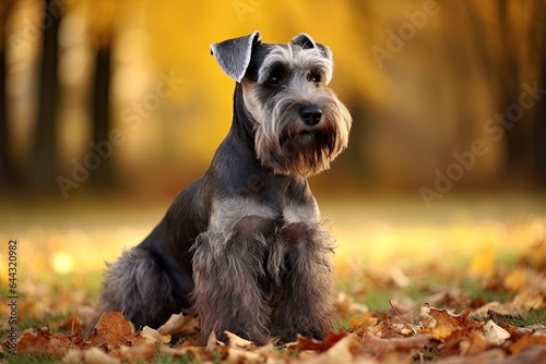 Cesky Terrier Dog - Portraits of AKC Approved Canine Breeds photo