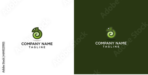 vector, chameleon, animal, icon, design, ilustration, idea
