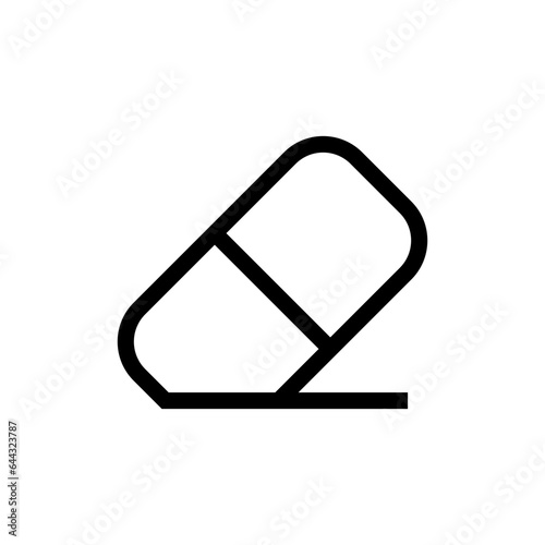 Eraser Icon Vector Symbol Design Illustrator EPS 10