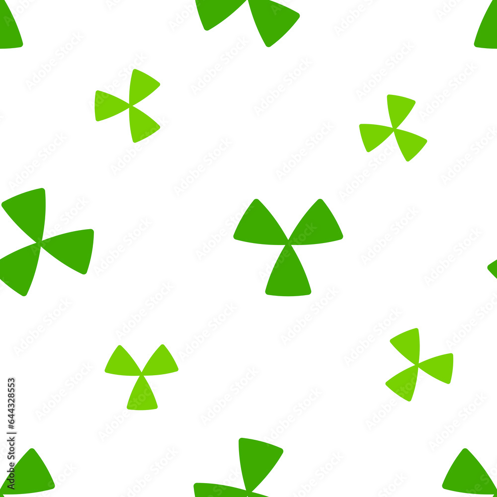 Obraz premium Green leaves of St. Patrick's Day. Seamless pattern background Emblems leaf clover. illustration for backdrop printing wrapping banner. 