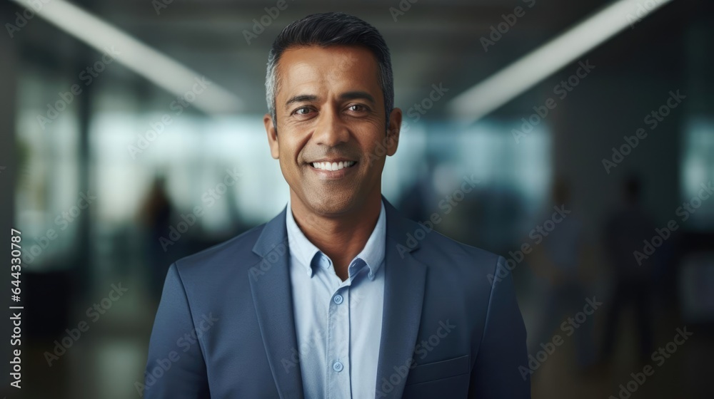 Portrait of a male human resources manager in a thriving corporate office leading HR initiatives Portrait of a male human resources manager in a thriving corporate office leading HR initiatives