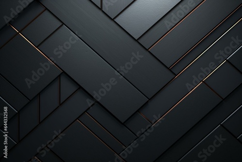 Background with carbon fiber texture formed by geometric shapes. Generative AI
