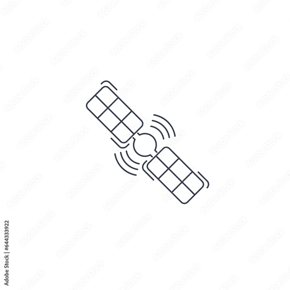 space satellite web linear icon. space satellite line icon. space shuttle thin line icon. space satellite web linear icon. space satellite line icon. space shuttle thin line icon.