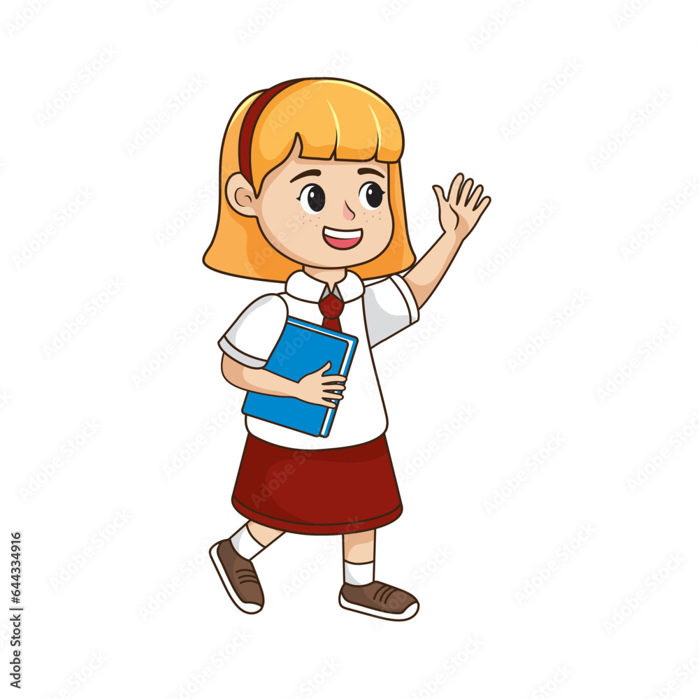 student back to school with book student back to school with book