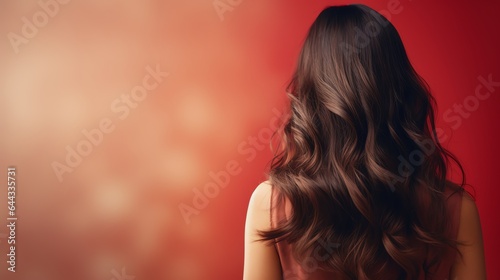 Asian woman's straight hair