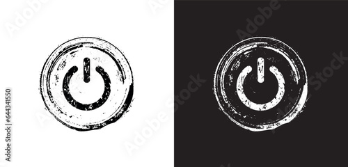 start button icon on white background