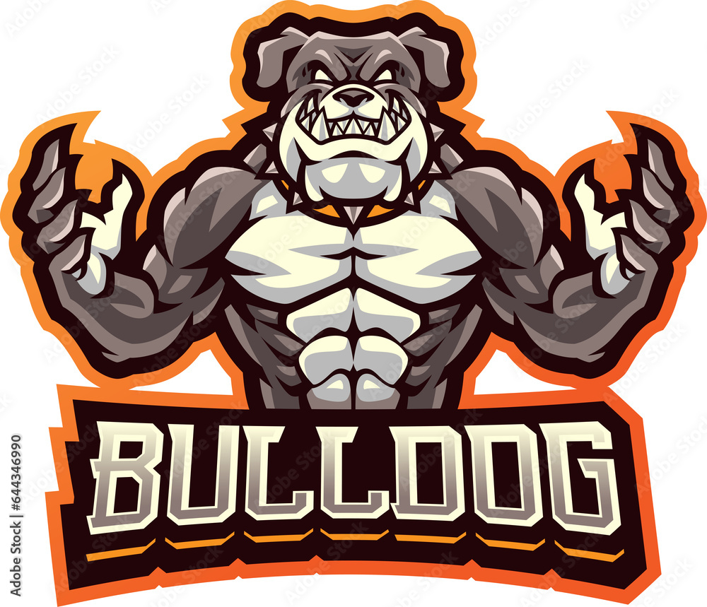 Bulldog fighter mascot