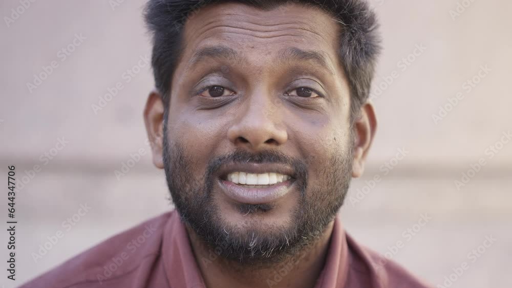 Portrait of casual male in the city talking to camera in an interview style Portrait of casual male in the city talking to camera in an interview style