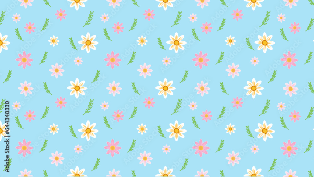 seamless pattern with a colorful flower design seamless pattern with a colorful flower design