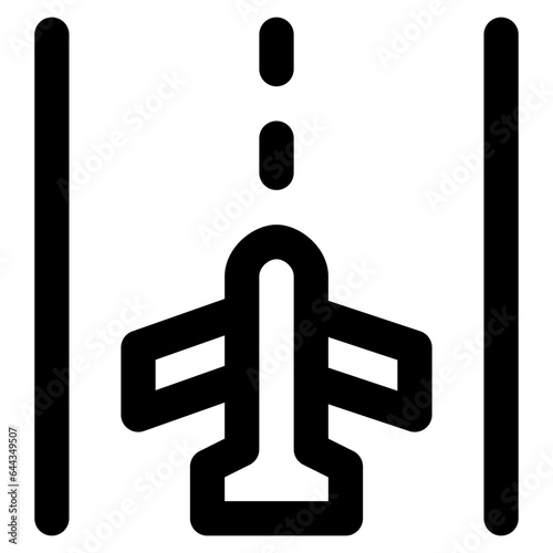 runaway line icon